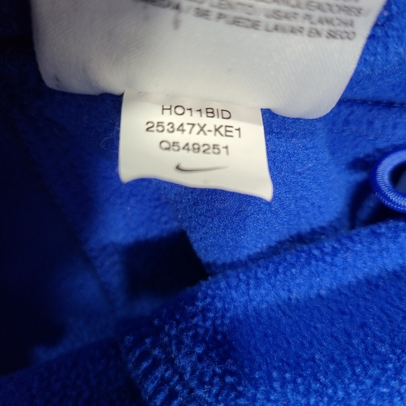 Nike Mens XL Therma-fit Kentucky Wildcats UK Fleece Jacket Blue Zip Pockets - Picture 11 of 16